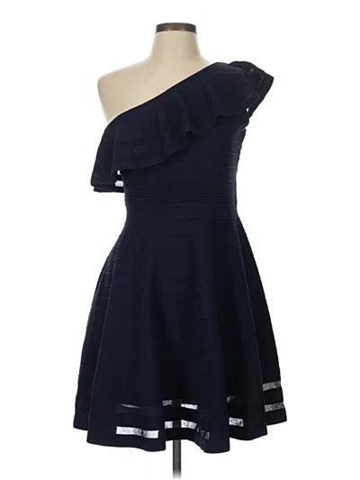 Pre-owned Ted Baker Cocktail Dress In Blue
