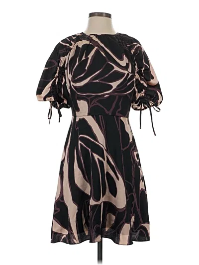 Pre-owned Ted Baker Cocktail Dress In Brown