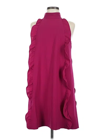 Pre-owned Ted Baker Cocktail Dress In Burgundy