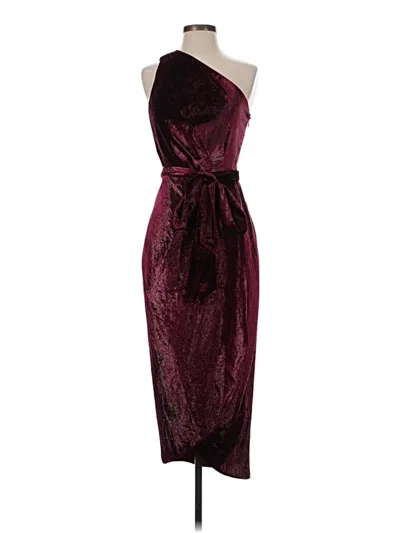 Ted Baker Cocktail Dress In Burgundy