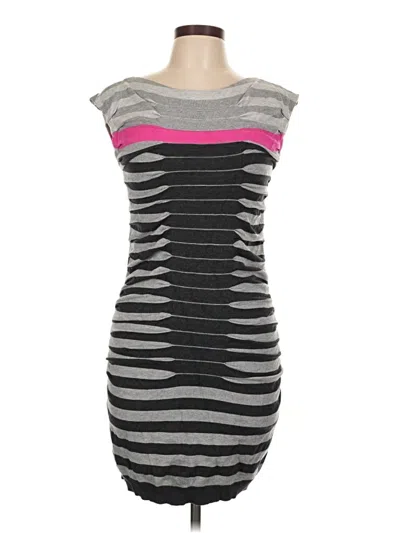 Pre-owned Ted Baker Cocktail Dress In Gray