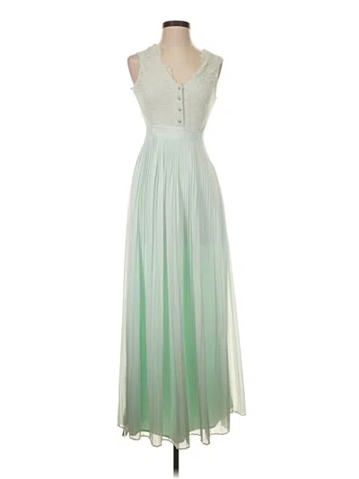 Pre-owned Ted Baker Cocktail Dress In Green