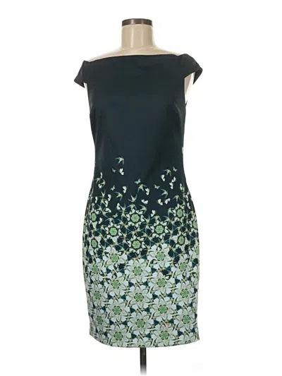 Pre-owned Ted Baker Cocktail Dress In Green