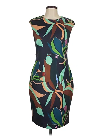 Pre-owned Ted Baker Cocktail Dress In Green