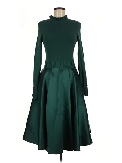 Pre-owned Ted Baker Cocktail Dress In Green