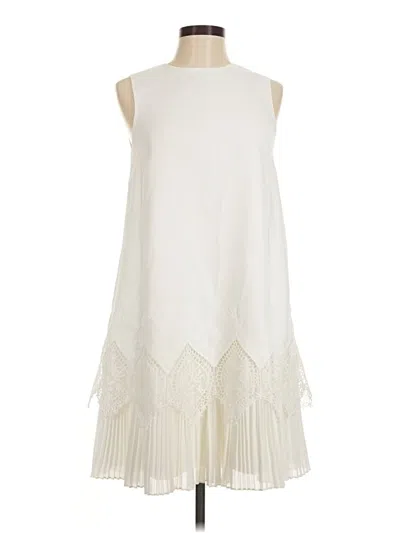 Pre-owned Ted Baker Cocktail Dress In Ivory
