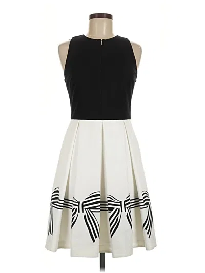 Pre-owned Ted Baker Cocktail Dress In Ivory