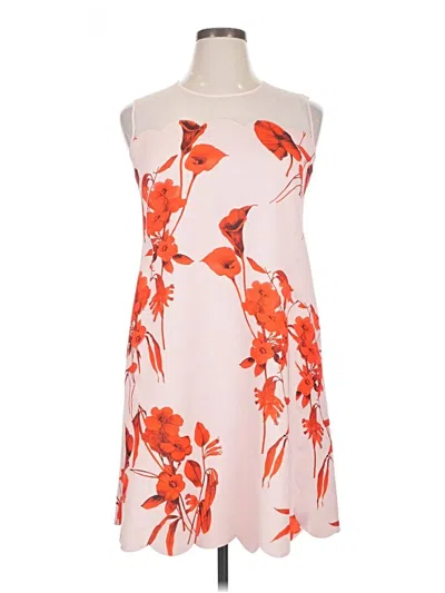 Pre-owned Ted Baker Cocktail Dress In Orange