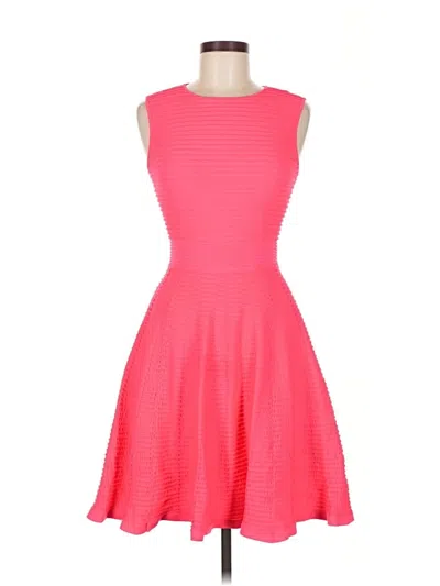 Pre-owned Ted Baker Cocktail Dress In Pink