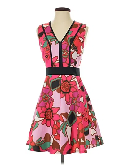 Pre-owned Ted Baker Cocktail Dress In Pink