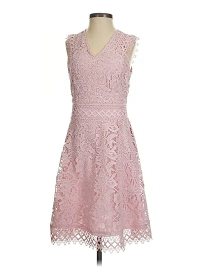 Pre-owned Ted Baker Cocktail Dress In Pink