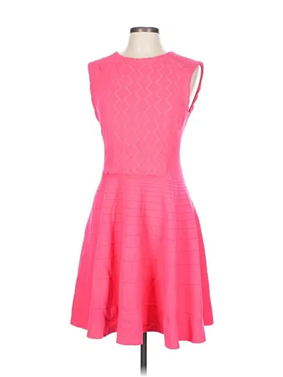 Pre-owned Ted Baker Cocktail Dress In Pink