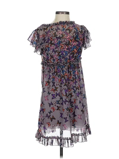 Pre-owned Ted Baker Cocktail Dress In Purple