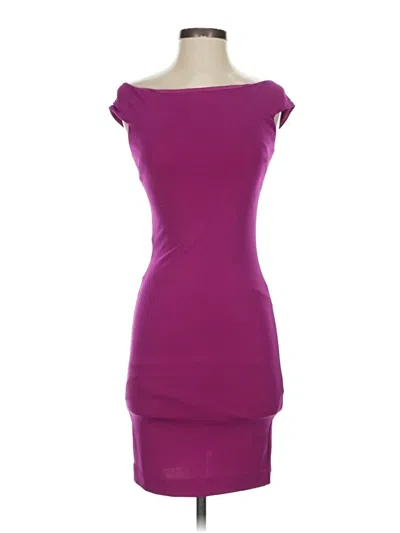 Pre-owned Ted Baker Cocktail Dress In Purple