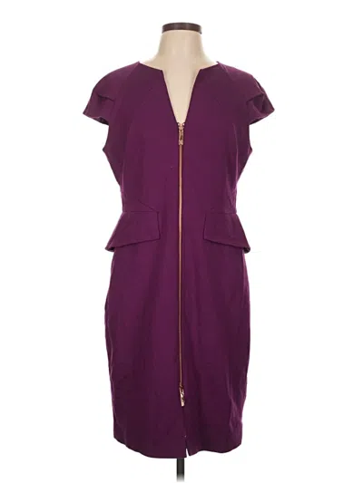 Pre-owned Ted Baker Cocktail Dress In Purple