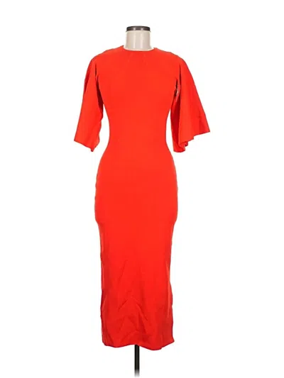 Pre-owned Ted Baker Cocktail Dress In Red
