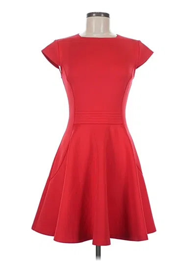 Pre-owned Ted Baker Cocktail Dress In Red
