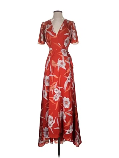 Pre-owned Ted Baker Cocktail Dress In Red