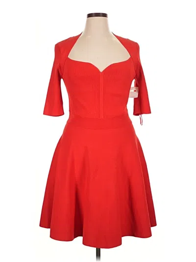 Pre-owned Ted Baker Cocktail Dress In Red