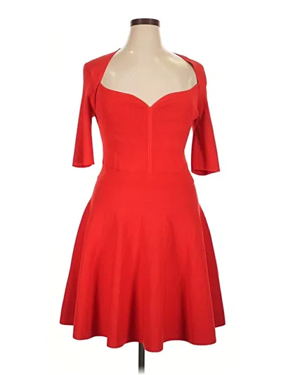 Pre-owned Ted Baker Cocktail Dress In Red