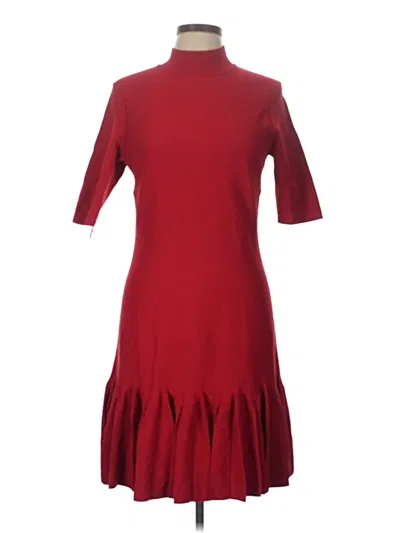 Pre-owned Ted Baker Cocktail Dress In Red