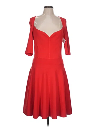 Pre-owned Ted Baker Cocktail Dress In Red