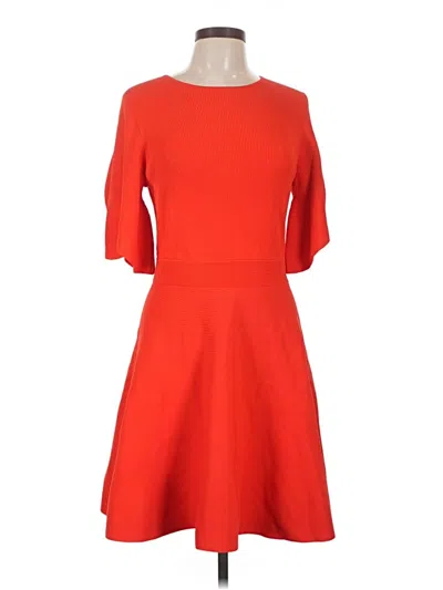 Pre-owned Ted Baker Cocktail Dress In Red