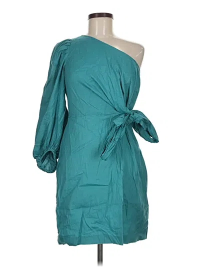 Pre-owned Ted Baker Cocktail Dress In Teal