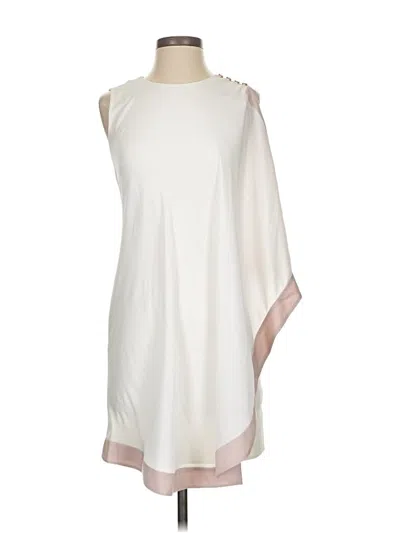 Pre-owned Ted Baker Cocktail Dress In White