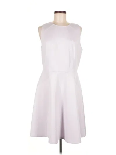 Pre-owned Ted Baker Cocktail Dress In White