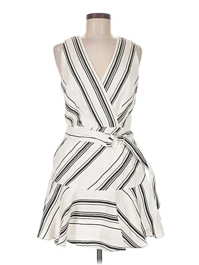 Pre-owned Ted Baker Cocktail Dress In White