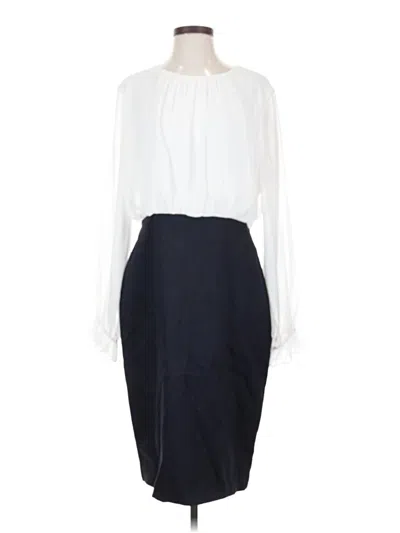 Pre-owned Ted Baker Cocktail Dress In White