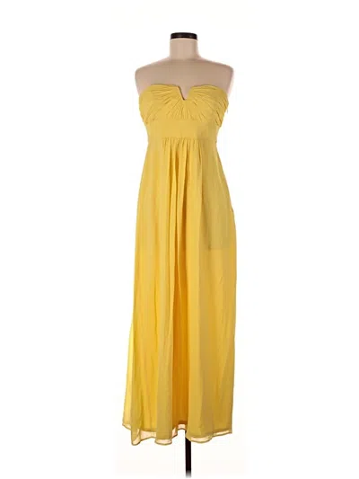 Pre-owned Ted Baker Cocktail Dress In Yellow