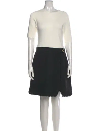 Pre-owned Ted Baker Colorblock Pattern Mini Dress In Multi