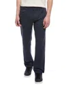 Ted Baker Compact Herringbone Pant In Black