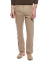 Ted Baker Compact Herringbone Pant In Brown
