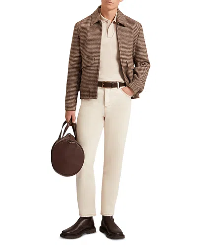 Ted Baker Connall Short Sleeve Soft Touch Cotton Polo In Animal Print