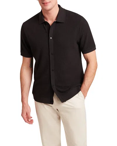 Ted Baker Connyr Short Sleeve Regular Button Through Shirt In Black
