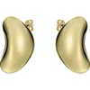 Ted Baker Conya Concave Large Stud Earrings In Gold