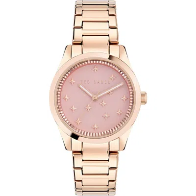 Ted Baker Coolly Bracelet Watch, 34mm In Rose Goldone