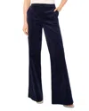 Ted Baker Wide Leg Stretch Cotton Corduroy Pants In Blue