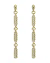Ted Baker Corinne Cosmic Crystal Gold Tone Drop Earrings, 1.9l In Gold