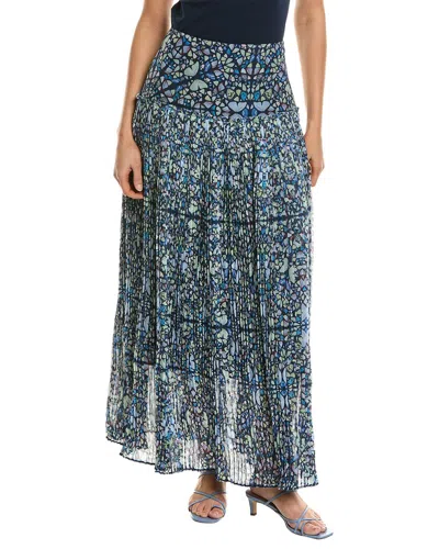 TED BAKER TED BAKER CORRUGATED PLEAT MAXI SKIRT
