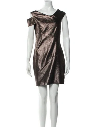 Pre-owned Ted Baker Cowl Neck Mini Dress