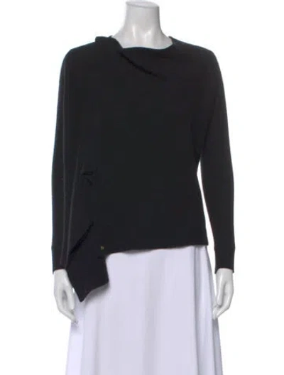 Pre-owned Ted Baker Cowl Neck Sweater In Black