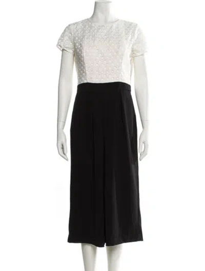 Pre-owned Ted Baker Crew Neck Jumpsuit In Black