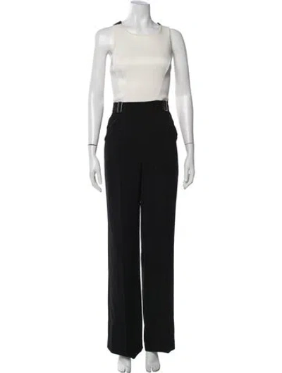 Pre-owned Ted Baker Crew Neck Jumpsuit In Black