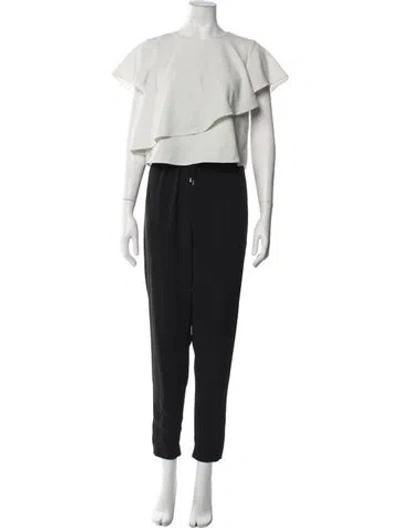 Pre-owned Ted Baker Crew Neck Jumpsuit In Black