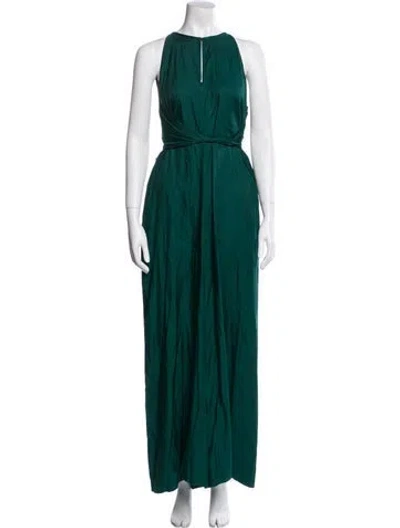 Pre-owned Ted Baker Crew Neck Jumpsuit In Green