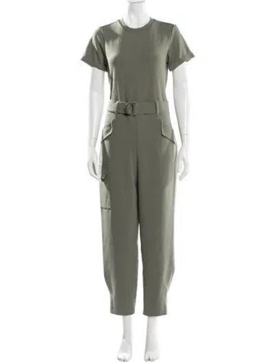 Pre-owned Ted Baker Crew Neck Jumpsuit In Green